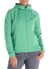 Marmot Women's Leconte Full-Zip Fleece Hoodie, Small, Green