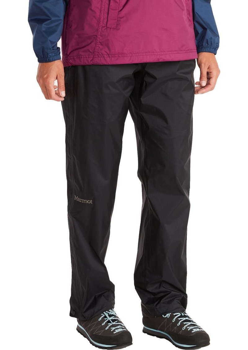 Marmot Women's PreCip Eco Full-Zip Pants-Short, XS, Black