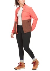 Marmot Women's Rocklin Colorblocked Fleece Jacket - Grapefruit/Pinecone