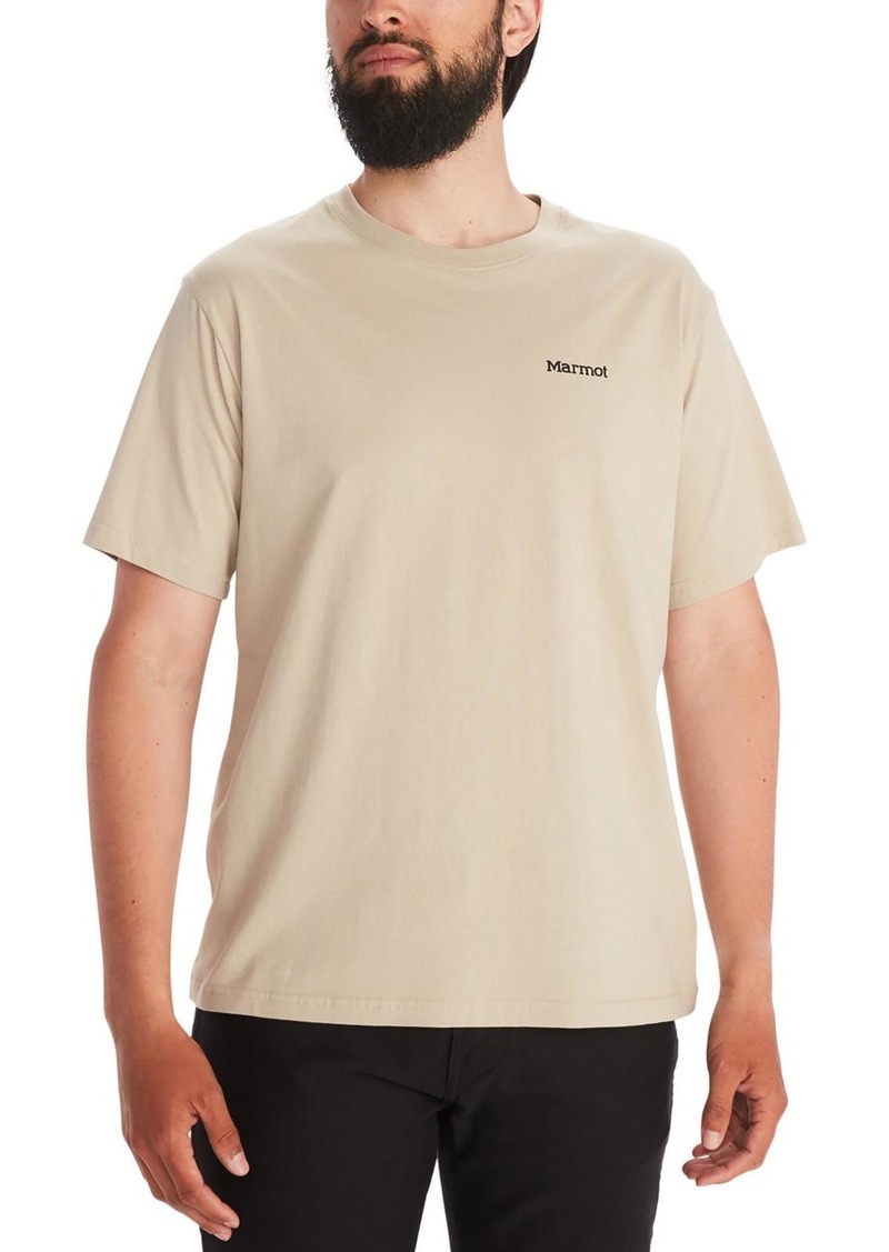 Marmot Mens Knit Cotton Graphic T-Shirt