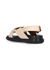 Marni 20mm Fussbett Leather Sandals