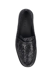 Marni 20mm Woven Leather Loafers