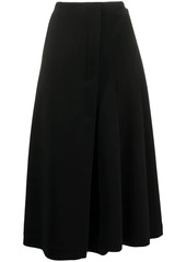 Marni asymmetric pleated midi-skirt