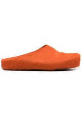 Marni Fussbet Sabot calf-hair slippers