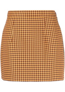 Marni check pattern miniskirt