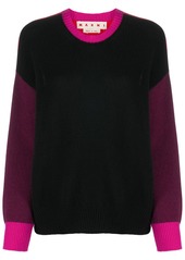 Marni colour-block knitted jumper