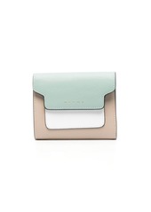 Marni logo-print leather wallet