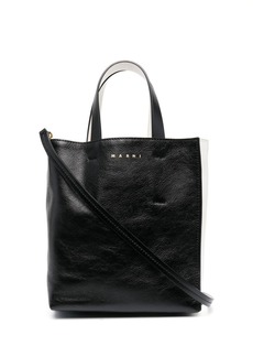 Marni colour-block leather tote bag