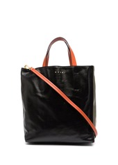 Marni colourblock leather tote bag