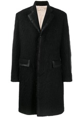 Marni contrast trim single breasted coat