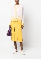 Marni contrasting-trim knit cardigan