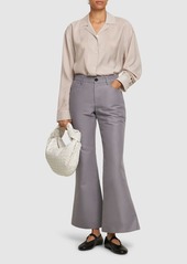 Marni Cotton Cady Flared Pants