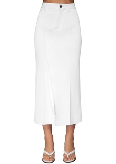 Marni Cotton Drill Midi Skirt