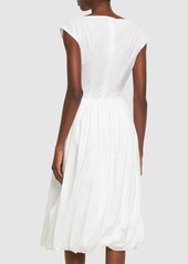 Marni Cotton Poplin Sleeveless Midi Dress