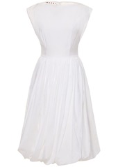 Marni Cotton Poplin Sleeveless Midi Dress