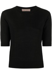 Marni crew neck knitted top