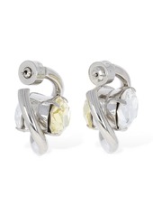 Marni Crystal Stone Hoop Earrings