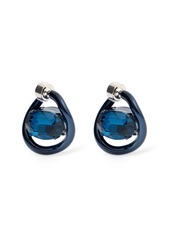 Marni Crystal Stone Hoop Earrings