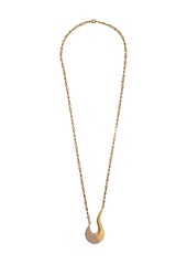 Marni curved pendant necklace