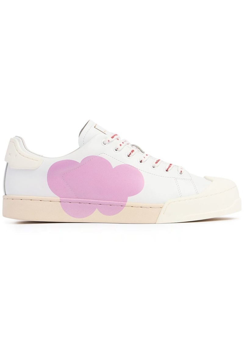 Marni Dada Bumper Leather Low Top Sneakers