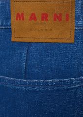 Marni Denim Wide Leg Mid Rise Jeans