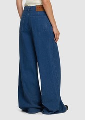 Marni Denim Wide Leg Mid Rise Jeans