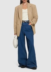 Marni Denim Wide Leg Mid Rise Jeans