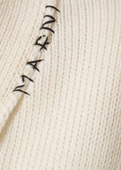 Marni Distressed Cotton Knit Crop Cardigan