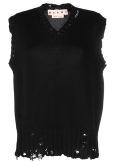 Marni V-neck cotton vest