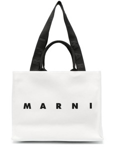 Marni East-West logo-print tote bag