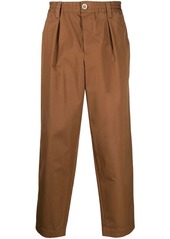 Marni elasticated-waist straight-leg trousers