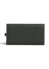 Marni logo-print leather key case