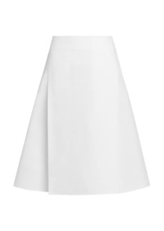 Marni Flared Cotton Midi-Skirt