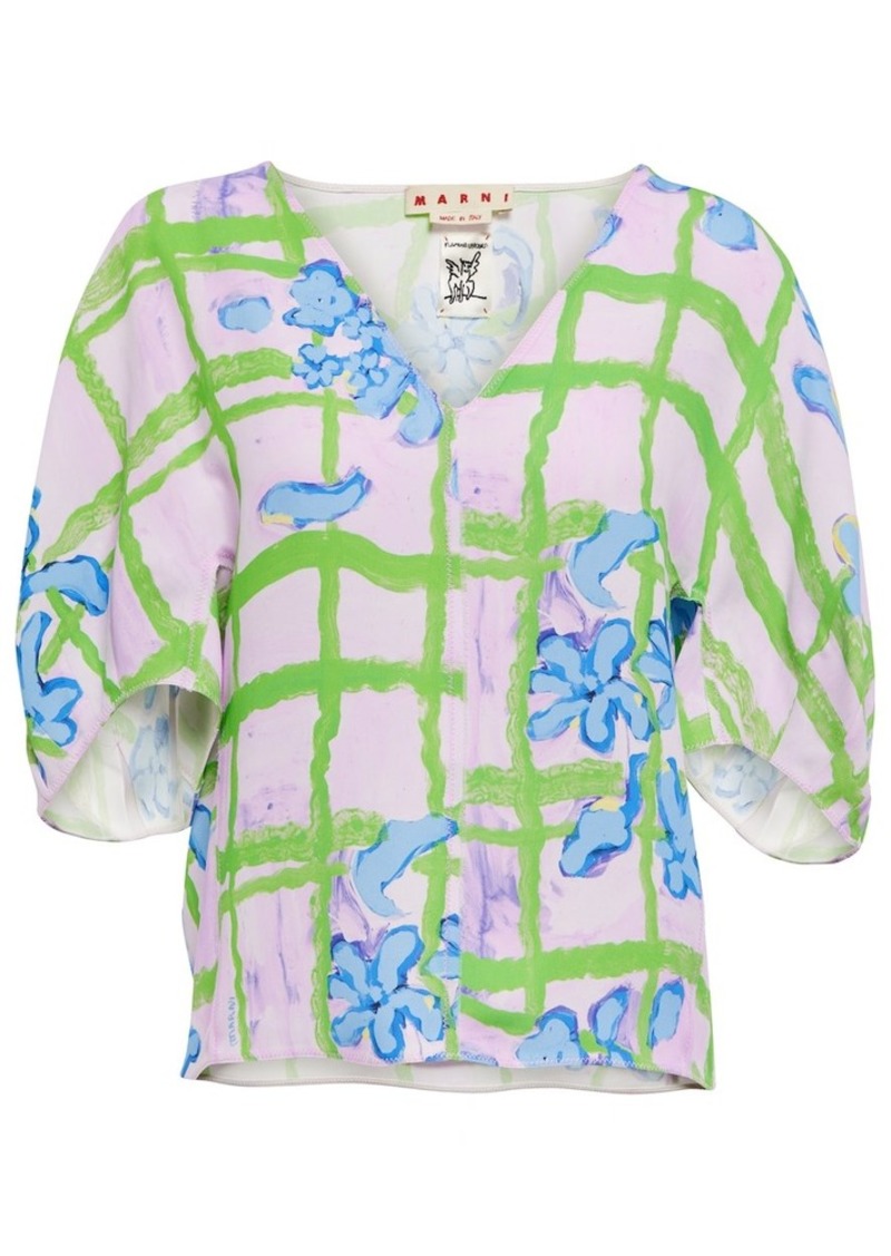 Marni Floral blouse