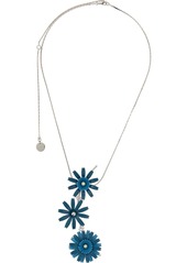 Marni floral charm necklace