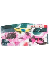 Marni floral print face mask cover