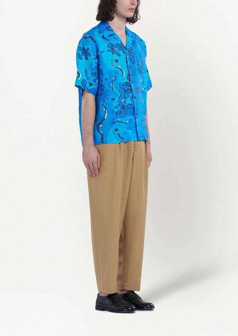 Marni floral-print short-sleeve shirt