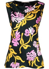 Marni floral-print silk vest