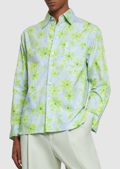 Marni Flower Print Cotton Poplin Shirt