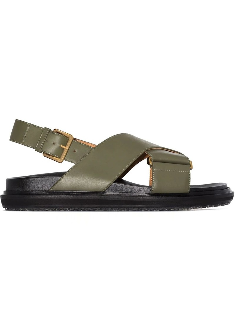 Marni Fussbett colour-block leather sandals