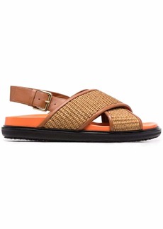 Marni Fussbet raffia sandals