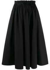 Marni pleated a-lined skirt