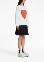 Marni wordsearch-print cotton sweatshirt