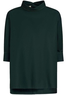Marni open-back poplin blouse