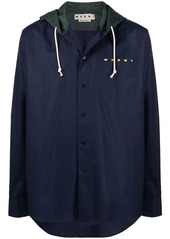 Marni hooded shirt jacket