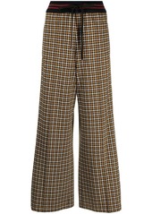Marni houndstooth wide-leg trousers