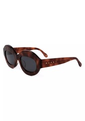 Marni Ik Kil Cenote 54MM Round Sunglasses