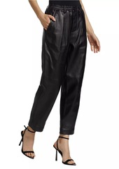 Marni Leather Cropped Trousers