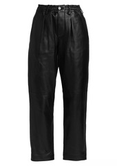 Marni Leather Cropped Trousers