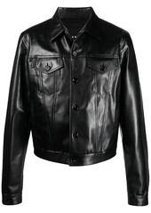 Marni leather long-sleeve jacket